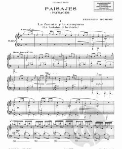 Paisajes, cahier 1 pour piano - Image 2